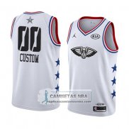 Camiseta All Star 2019 New Orleans Pelicans Personalizada Blanco