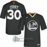 Camiseta Autentico Manga Corta Warriors Curry Negro