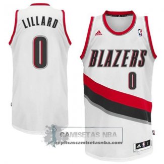 Camiseta Blazers Lillard Blanco