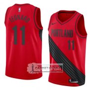 Camiseta Blazers Meyers Leonard Statement 2018 Rojo