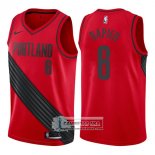 Camiseta Blazers Shabazz Napier Statement 2017-18 Rojo