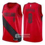 Camiseta Blazers Shabazz Napier Statement 2017-18 Rojo