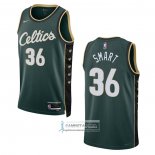 Camiseta Boston Celtics Marcus Smart NO 36 Ciudad 2022-23 Verde