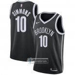 Camiseta Brooklyn Nets Ben Simmons NO 10 Icon 2021-22 Negro