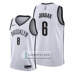 Camiseta Brooklyn Nets Deandre Jordan Association Blanco