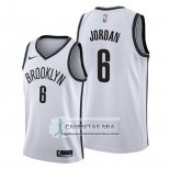 Camiseta Brooklyn Nets Deandre Jordan Association Blanco