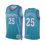 Camiseta Charlotte Hornets P.J. Washington NO 25 Classic 2023-24 Verde