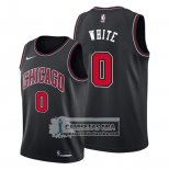 Camiseta Chicago Bulls Coby White Statement 2019-20 Negro