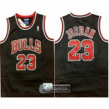 Camiseta Chicago Bulls Michael Jordan NO 23 Reload Mitchell & Ness Champion Negro