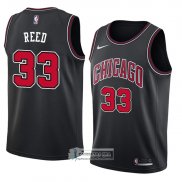 Camiseta Chicago Bulls Willie Reed Statement 2018 Negro