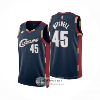 Camiseta Cleveland Cavaliers Donovan Mitchell NO 45 Classic 2025-26 Azul