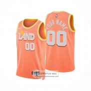 Camiseta Cleveland Cavaliers Personalizada Ciudad 2025-26 Naranja