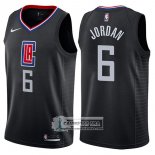 Camiseta Clippers Deandre Jordan Statement 2017-18 Negro