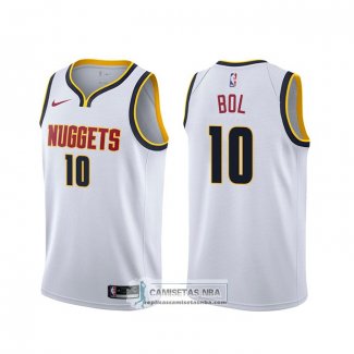 Camiseta Denver Nuggets Bol Bol Association Blanco