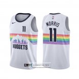 Camiseta Denver Nuggets Monte Morris Ciudad Blanco