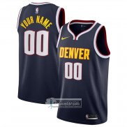 Camiseta Denver Nuggets Personalizada Icon 2020-21 Azul