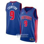Camiseta Detroit Pistons Ausar Thompson NO 9 Icon Azul