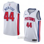 Camiseta Detroit Pistons Luis Montero Association 2018 Blanco
