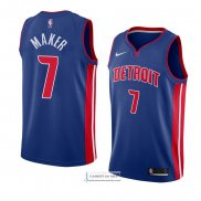 Camiseta Detroit Pistons Thon Maker Icon 2018 Azul