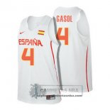 Camiseta Espana Gasol 2016 Blanco