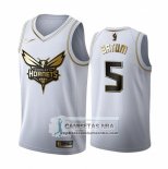 Camiseta Golden Edition Charlotte Hornets Nicolas Batum 2019-20 Blanco