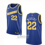 Camiseta Golden State Warriors Andrew Wiggins NO 22 Classic 2022-23 Azul