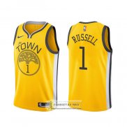 Camiseta Golden State Warriors D'angelo Russell Earned Amarillo