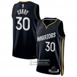 Camiseta Golden State Warriors Stephen Curry NO 30 Select Series 2022 Negro