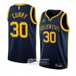 Camiseta Golden State Warriors Stephen Curry NO 30 Statement 2022-23 Azul