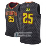 Camiseta Hawks Alex Len Icon 2018 Negro