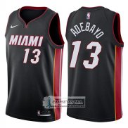 Camiseta Heat Bam Adebayo Icon 2017-18 Negro