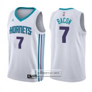 Camiseta Hornets Dwayne Bacon Association 2017-18 Blanco