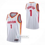 Camiseta Houston Rockets Amen Thompson NO 1 Association 2026-27 Blanco