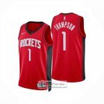 Camiseta Houston Rockets Amen Thompson NO 1 Icon 2024-25 Rojo
