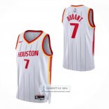 Camiseta Houston Rockets Kevin Durant NO 7 Association 2026-27 Blanco