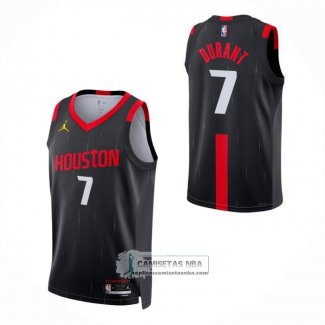 Camiseta Houston Rockets Kevin Durant NO 7 Statement 2026-27 Negro