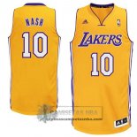 Camiseta Lakers Nash Amarillo
