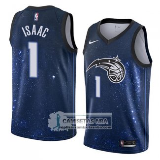 Camiseta Magic Jonathan Isaac Ciudad 2018 Azul