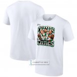 Camiseta Manga Corta Boston Celtics 2024 NBA Finals Champions Blanco