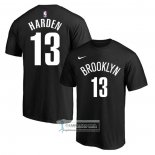 Camiseta Manga Corta Brooklyn Nets James Harden Negro