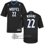Camiseta Manga Corta Timberwolves Wiggins Negro