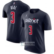 Camiseta Manga Corta Washington Wizards Bradley Beal Statement Azul