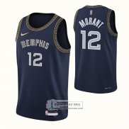 Camiseta Memphis Grizzlies LaMelo Ball NO 12 Ciudad 2021-22 Azul