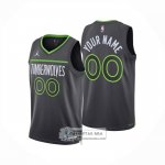 Camiseta Minnesota Timberwolves Personalizada Statement 2024-25 Gris