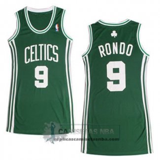 Camiseta Mujer Celtics Romdo Verde