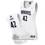 Camiseta Mujer Timberwolves Love Blanco