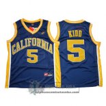 Camiseta NCAA California Jason Kidd Azul Marino