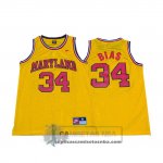 Camiseta NCAA Maryland Bias Amarillo