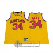 Camiseta NCAA Maryland Bias Amarillo