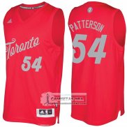 Camiseta Navidad Raptors Patrick Patterson 2016 Rojo